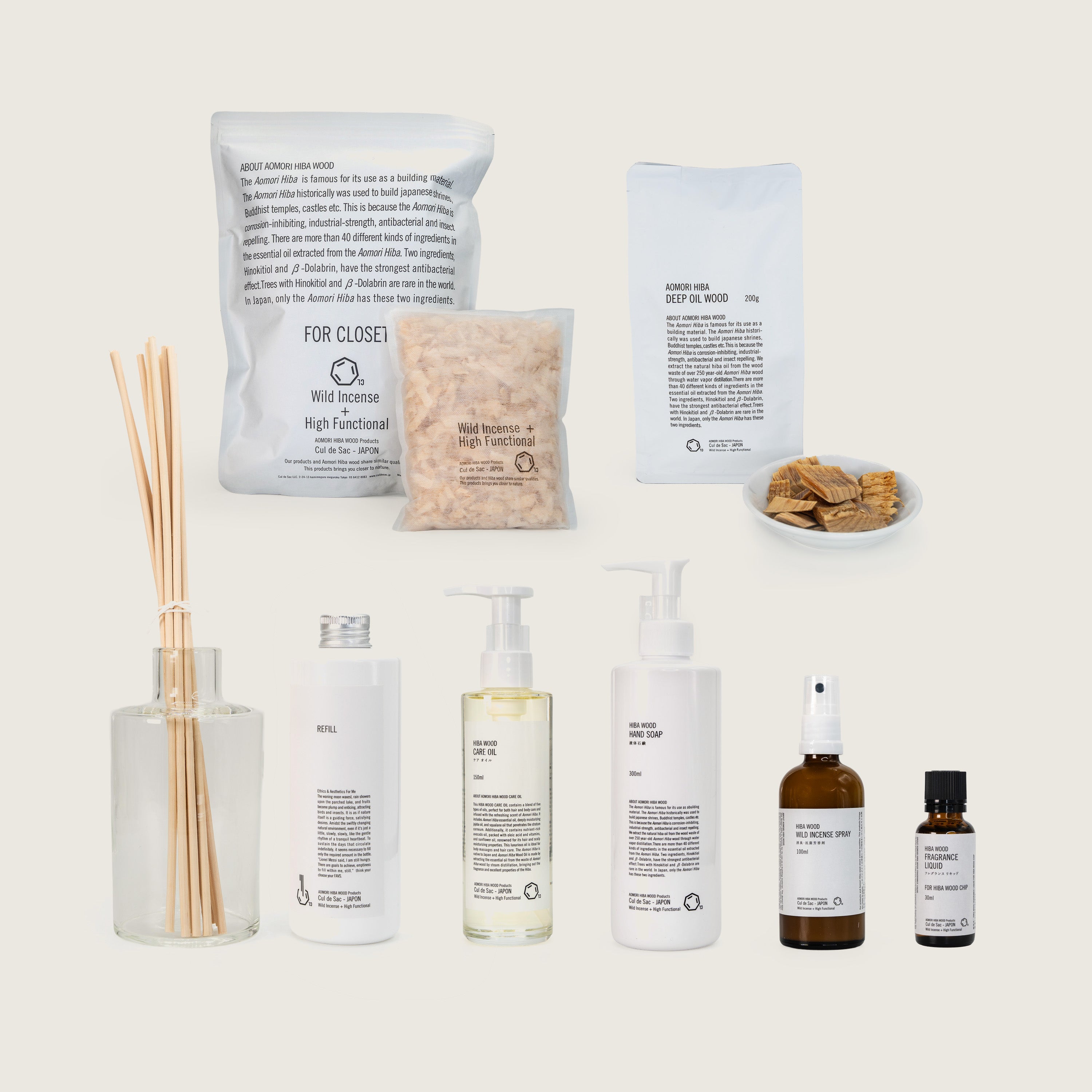 Cul de Sac: Hiba Wood Oil Goods